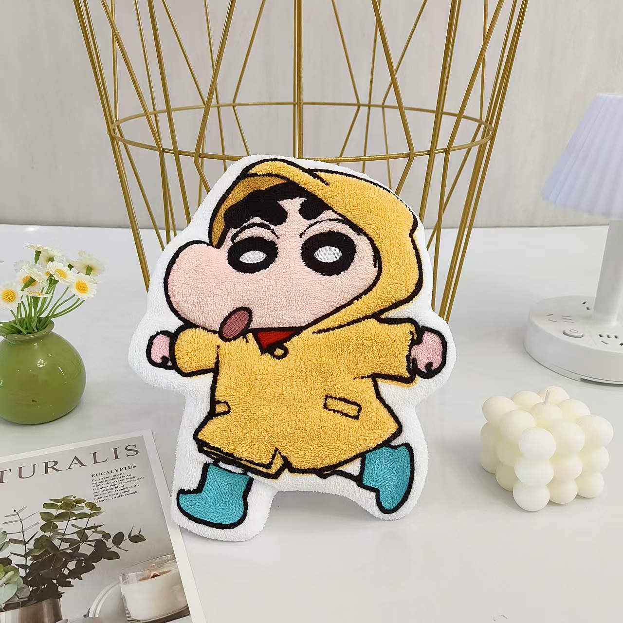 Home Improvement Furniture - Asciugamano da cucina Kawaii Crayon Shin-Chan