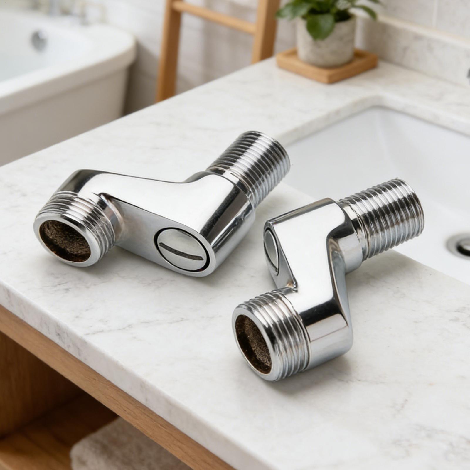 Home Improvement Man - Adattatore doccia ad angolo regolabile per