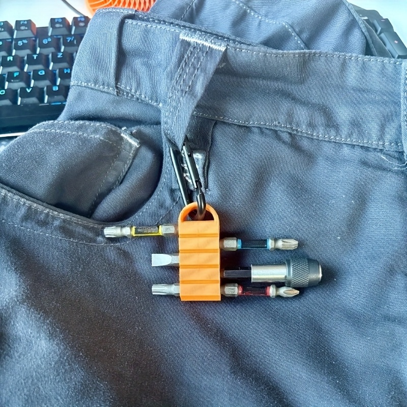 Home Improvement Contractors - Porta-Bit Multiuso da Cintura con Moschettone